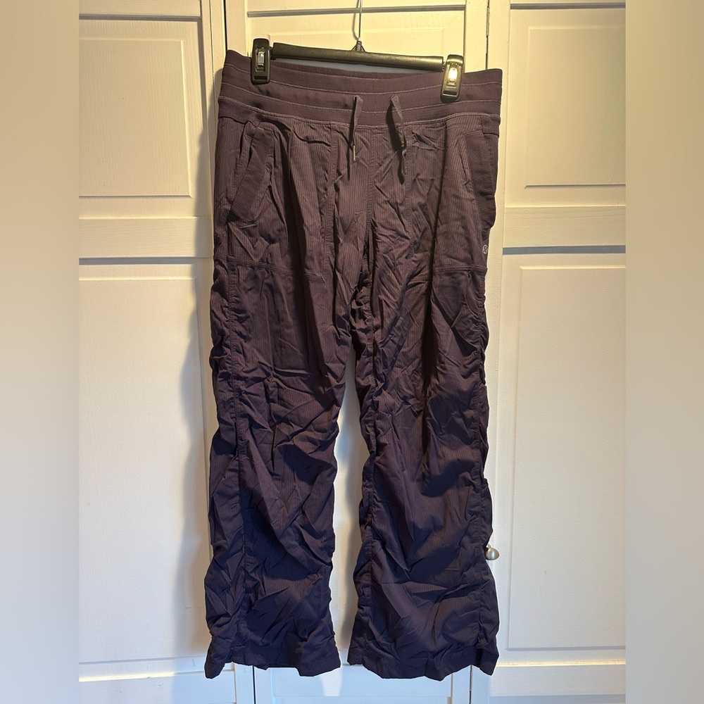 lululemon athletica studio lined indigo pants